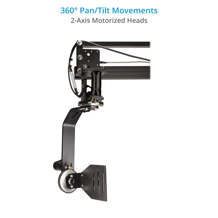 Proaim Jr. Pan Tilt Head for Camera Jib Crane, Payload : 5 kg / 11 lb