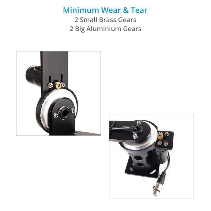 Proaim Jr. Pan Tilt Head for Camera Jib Crane, Payload : 5 kg / 11 lb