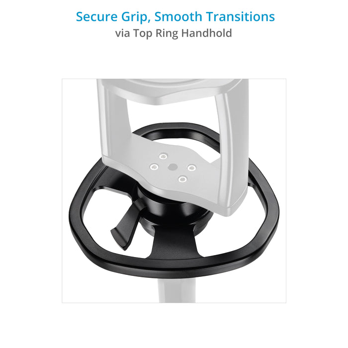 Proaim 5.6ft Air-Controlled Pedestal Stand with 100mm Bowl Camera Mount & Ground Spreader