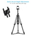 Proaim 5.6ft Air-Controlled Pedestal Stand with 100mm Bowl Camera Mount & Ground Spreader