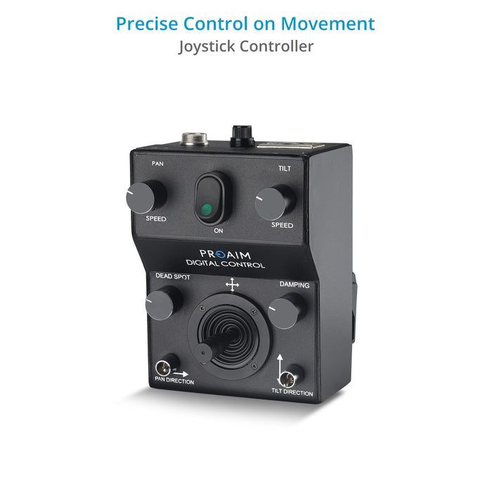 Proaim Jr. Pan Tilt Head for Camera Jib Crane, Payload : 5 kg / 11 lb