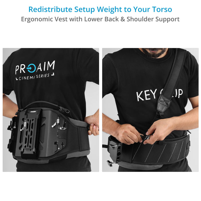 Flycam G-Axis 10K Stabilizer Arm Vest System for DJI Ronin Series Handheld Camera Gimbals
