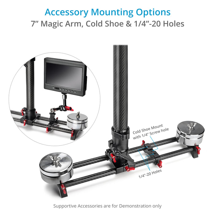 Flycam G-Axis 6000 Gimbal Support/Monopod Sled for Vest/Arm Camera Stabilizer System
