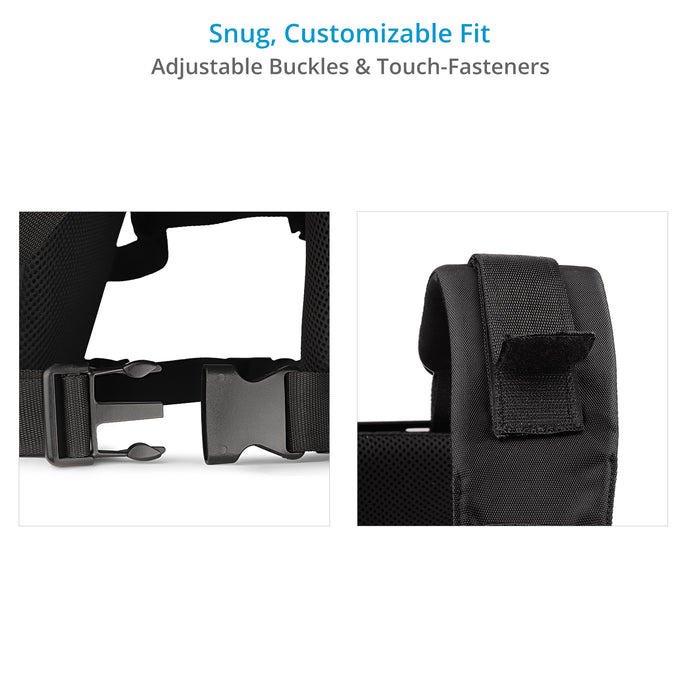 Flycam Telephoto Vest with Camera Support Bracket for Long Lenses & DSLR Video Setups