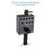 PROAIM Spin-3 (3-Axis) Motorized Pan Tilt Head for Camera Jib Crane, Payload- 15kg/33lb