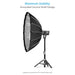 Proaim 38” Camera Slider Stand with 1-1/8" Junior Receiver, 20” Min Height