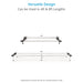 Proaim 8ft Track Aluminum Pipe Kit for Polaris, Fusion & Breeza Camera Dolly