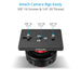 Proaim Camera Support Leveling Base – Mitchell & 3/8” Base Mount