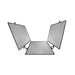 Proaim Cube Trio-Reflector w Reversible Silver/White Reflector Panels | For Portrait, Fashion, Beauty Photography