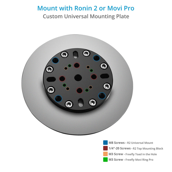 Proaim Electro Magnet Quick Release Mitchell Mount for Camera & Gimbal Rigs