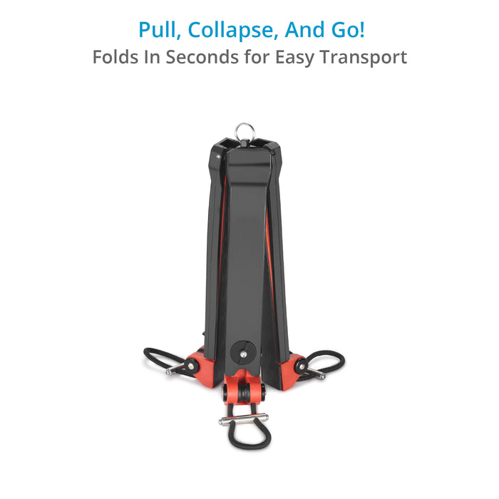 Proaim Heavy-Duty Ground Spreader V1 for Twin Spiked Feet Camera Tripods