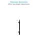 Proaim Heavy-Duty Telescopic Mast w 5/8" Baby Pin for Proaim Soundchief Cart