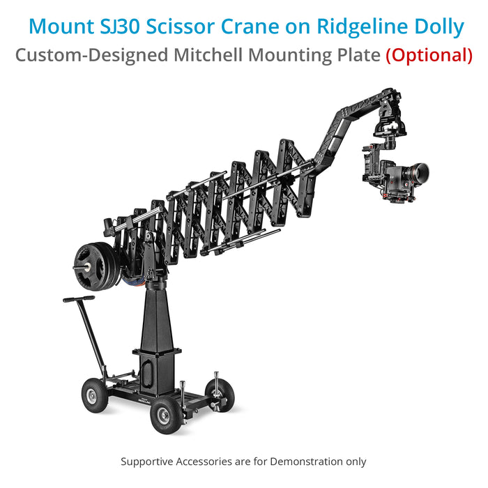 Proaim SJ30 Powermatic Scissor 17ft Telescopic Video Camera Jib Crane | Payload: 30kg/66lb