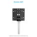Proaim VESA Monitor Mount 75mm/100mm for C-Stands & Light Stands