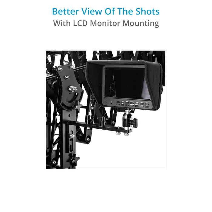 Proaim Powermatic Scissor Pro 17ft Telescopic Camera Jib Crane package w New Remote Controller (Dampening & Speed Control)