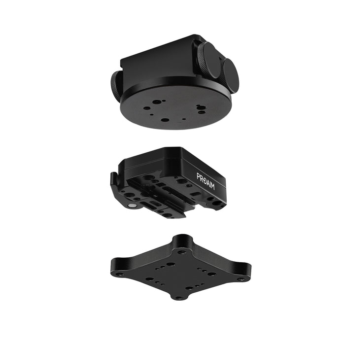 Proaim Quick Release 4TR Mount for DJI Ronin/M/MX Camera Gimbals & Pan Tilt Heads