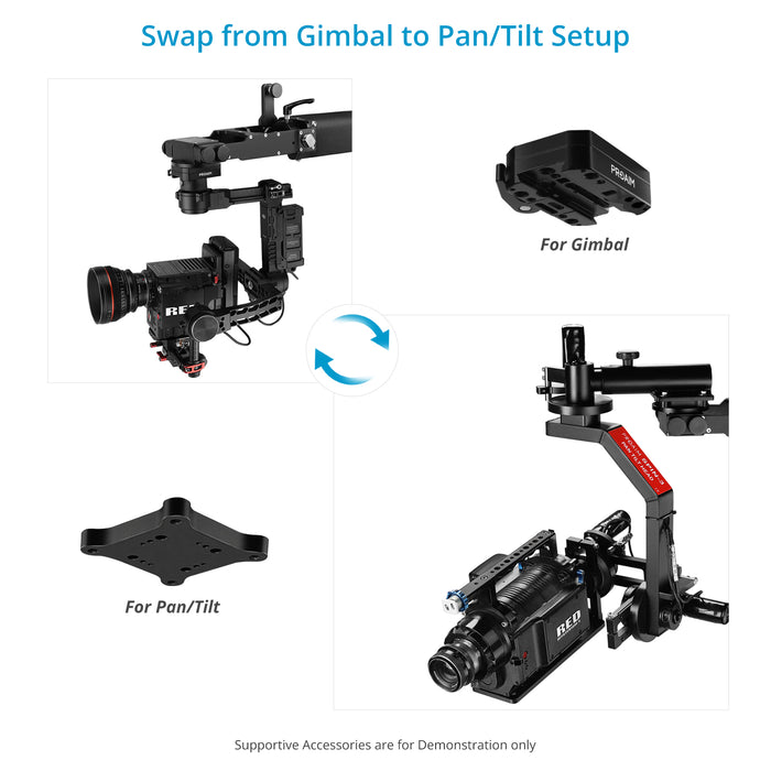 Proaim Quick Release 4TR Mount for DJI Ronin/M/MX Camera Gimbals & Pan Tilt Heads