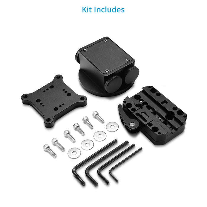 Proaim Quick Release 4TR Mount for DJI Ronin/M/MX Camera Gimbals & Pan Tilt Heads