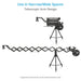 Proaim SJ30 Powermatic Scissor 17ft Telescopic Video Camera Jib Crane | Payload: 30kg/66lb