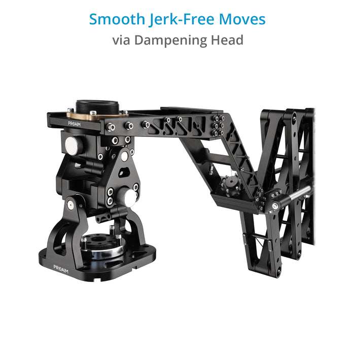 Proaim SJ30 Powermatic Scissor 17ft Telescopic Video Camera Jib Crane | Payload: 30kg/66lb
