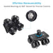 Proaim Track Wheel Set for Portable Heavy-Duty Camera Floor Dolly