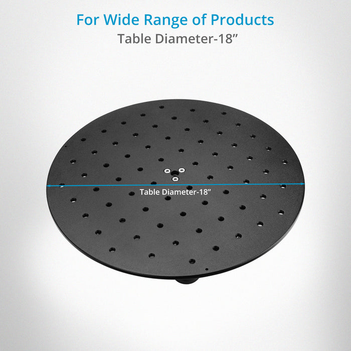 Proaim Turntable 360° Rotating Platform with Joystick Controller | For Product Photography & Video