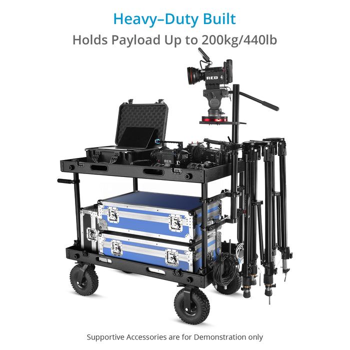 Proaim Victor Lite V2 Video Production Camera Cart. Payload 200kg/440lb.