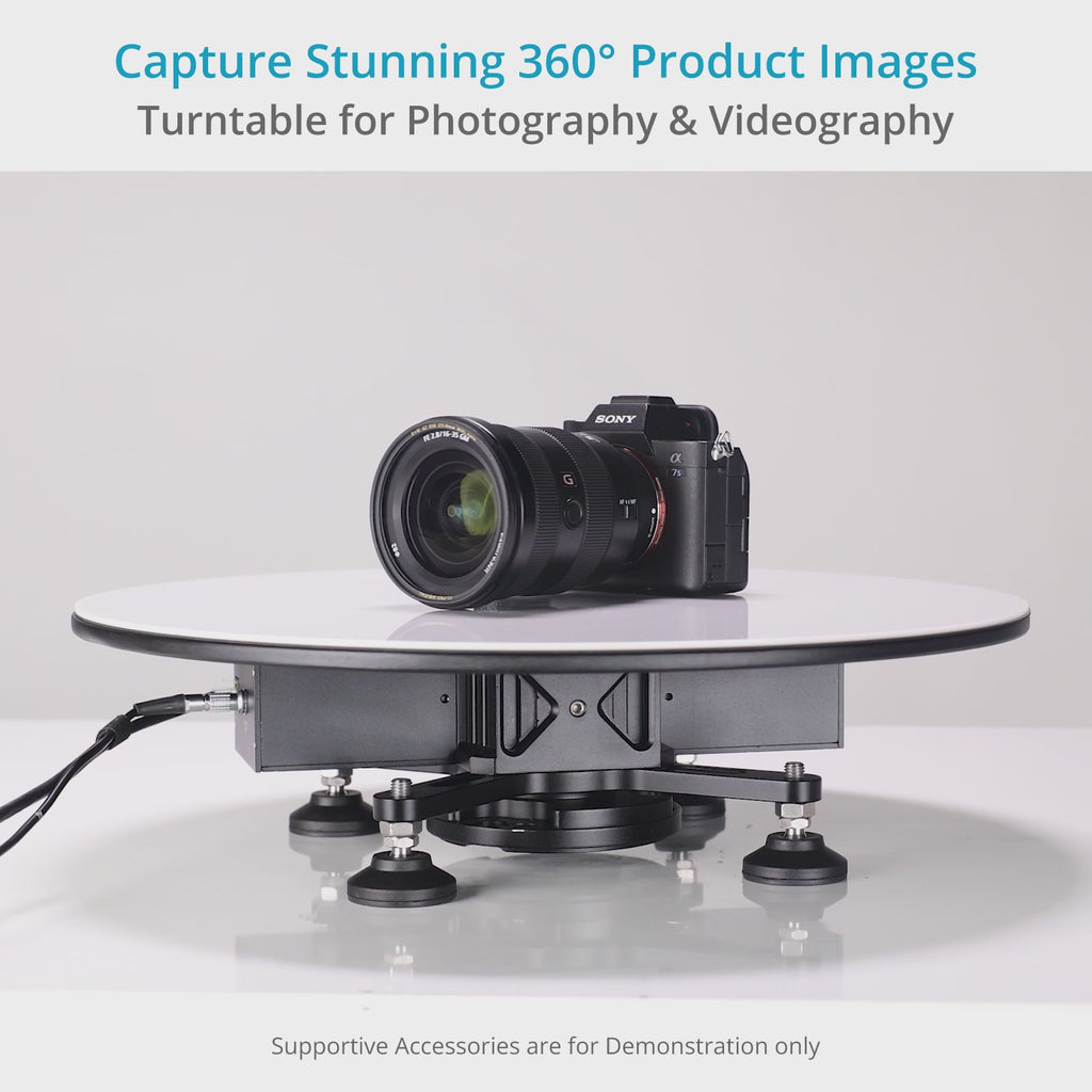 Proaim Turntable 360° Rotating Platform with Joystick Controller | For Product Photography & Video