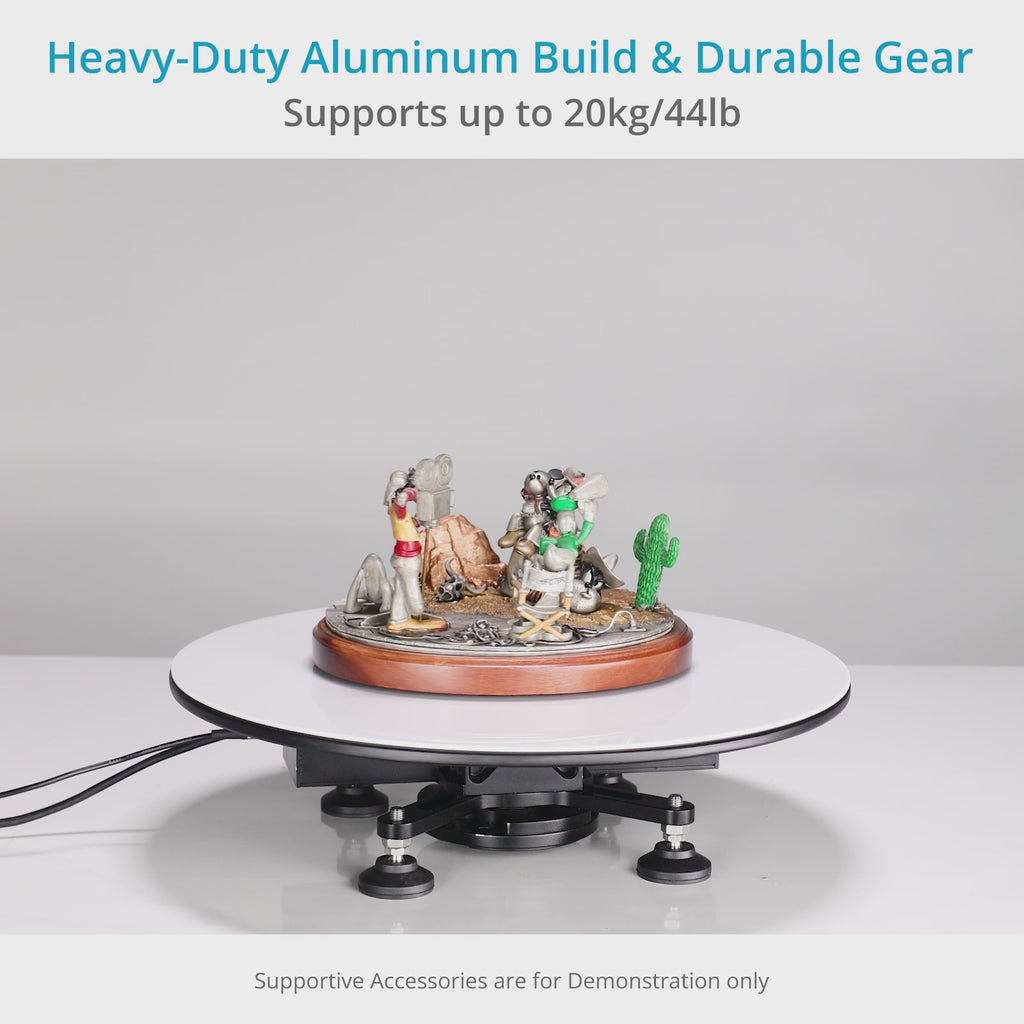 Proaim Turntable 360° Rotating Platform with Joystick Controller | For Product Photography & Video