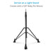 Proaim 3-Stage PTZ Camera Support Stand w 5/8” Baby Pin & Ball Head