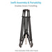 Proaim 100mm Camera Tripod Stand with Aluminum Spreader