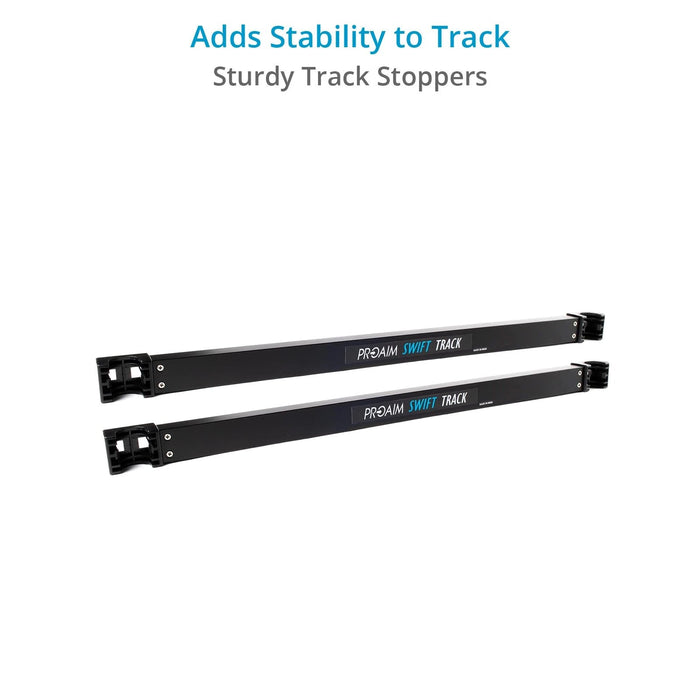 PROAIM 12ft Straight Aluminum Camera Dolly Track, ⌀ 32mm